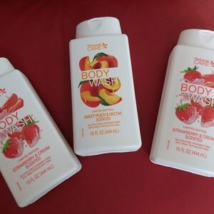 Personal Care Limited Edition Body Wash Trio - Sweet Peach & Strawberry Cream